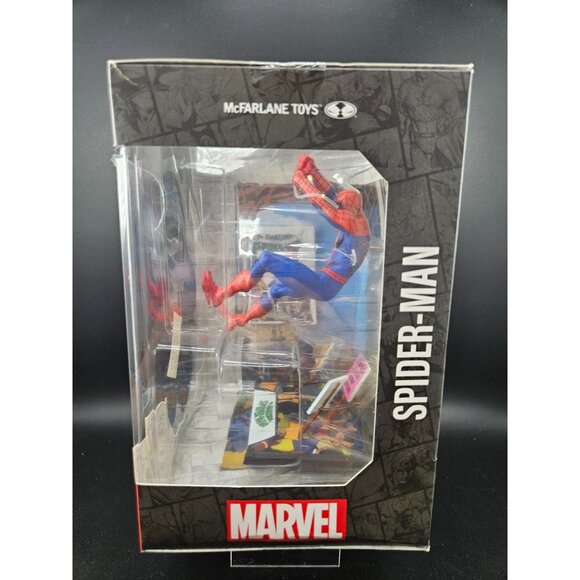 McFarlane Toys Marvel Gold Label Spider-Man Action Figure Amazing Spider-Man Iss - Picture 5 of 10